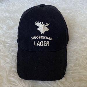 Moosehead Lager Hat + NWT Original Austin Texas Navy Unisex Adjustable Hat